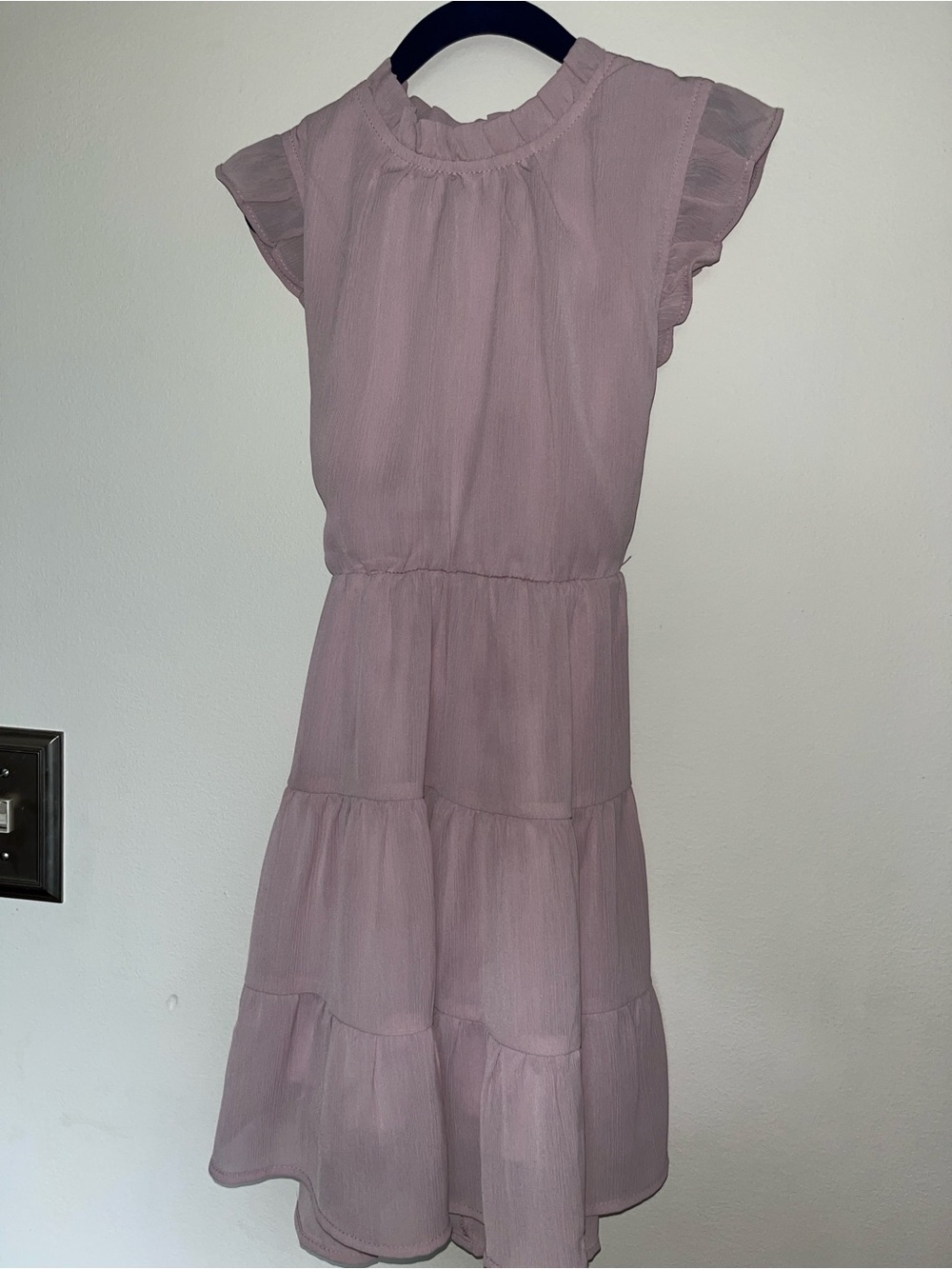 Amazon Kids Lavender Pink Tiered Formal Dress